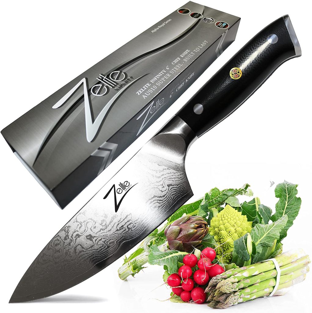 Zelite Infinity 6 Inch Chef Knife Alpha Royal Series