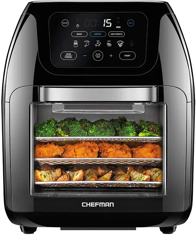 Chefman Multifunctional Digital Air Fryer Rotisserie, Dehydrator