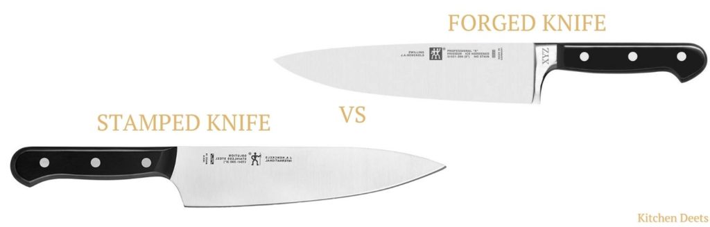 forged knife vs stamped knife