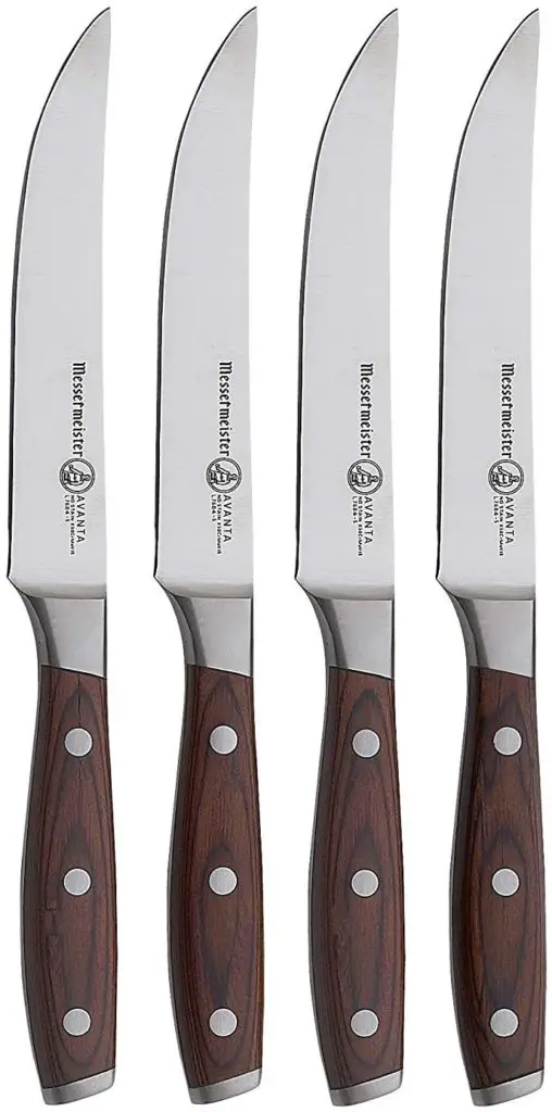 Messermeister Avanta 4-Piece 5 Fine Edge Steak Knife Set