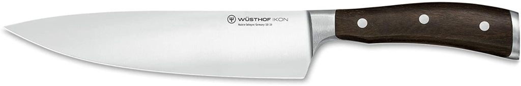 Wüsthof IKON Cook's Knife 8 Inch, Brown