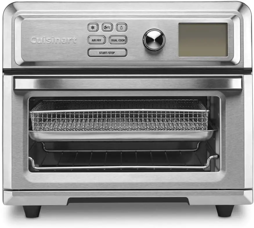 Cuisinart TOA 65 Air Fryer Toaster Oven - Digital Timer with LCD Display