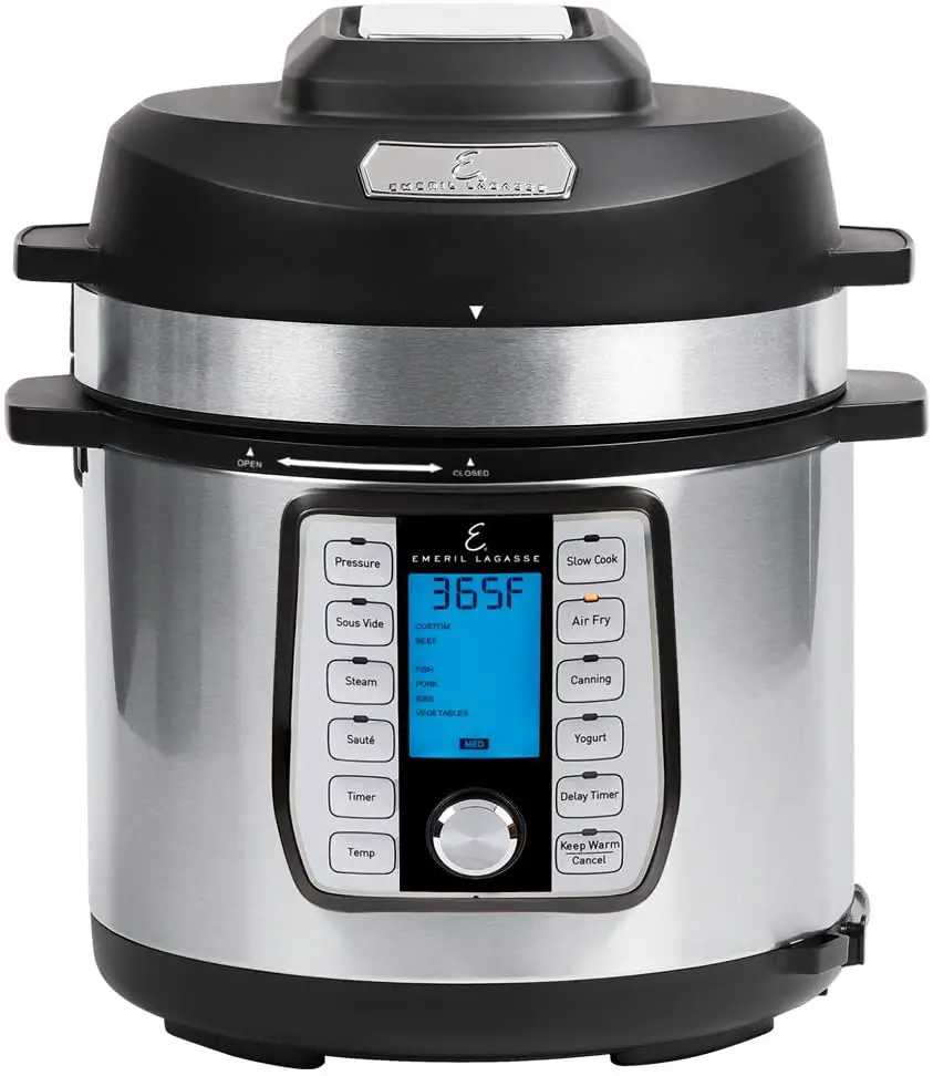 Emeril Everyday 8 Quart Air Fryer Pressure Cooker Combo