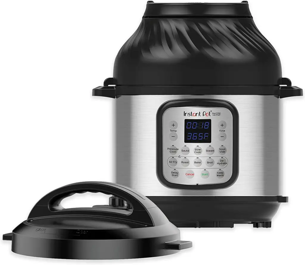 Instant Pot 8 Quart Pressure Cooker Air Fryer 