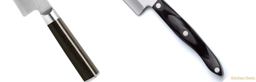Shun Knife Pakkawood Handle Vs Cutco knife polypropylene handle
