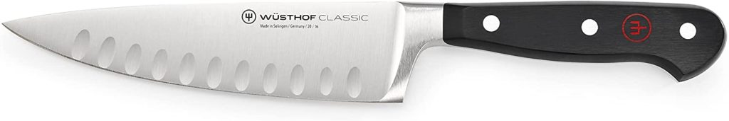Wusthof Classic 6 Inch Chef Knife - Granton Edge - Color Black