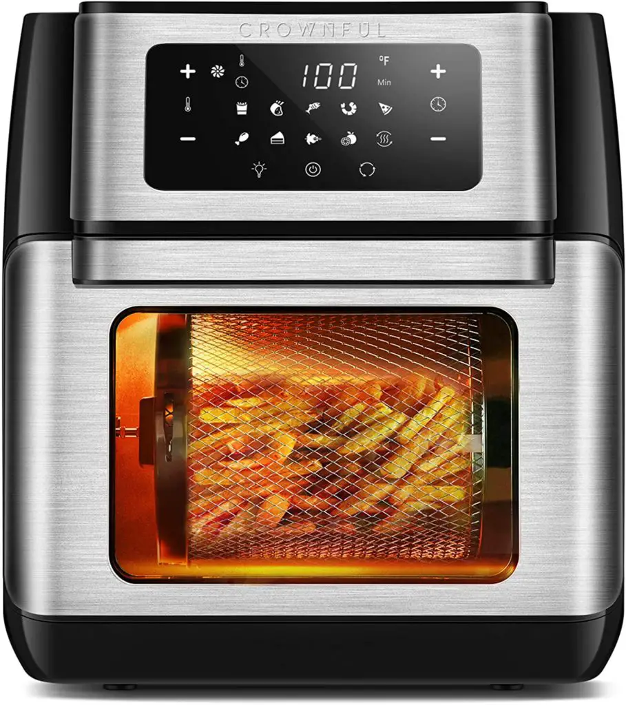 Crownful 10 Quart Air Fryer 10-in-1 Functionality