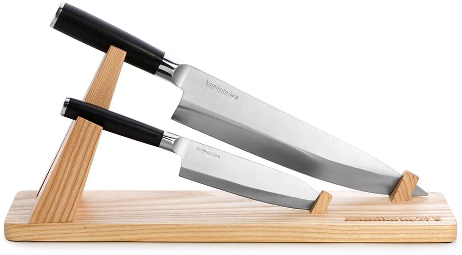 Kamikoto Senshi Dual Knife Set with Wooden Display