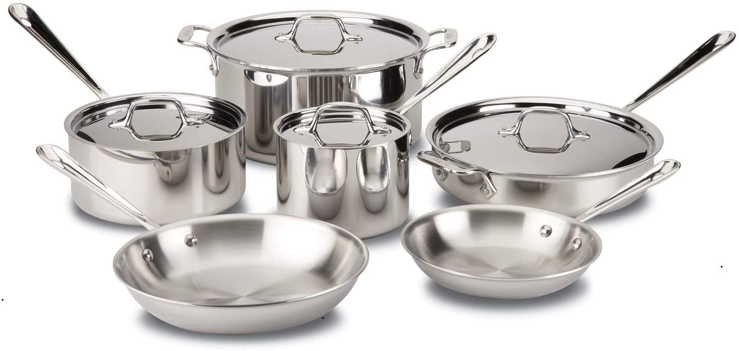 All Clad D3 Stainless Steel Cookware Set