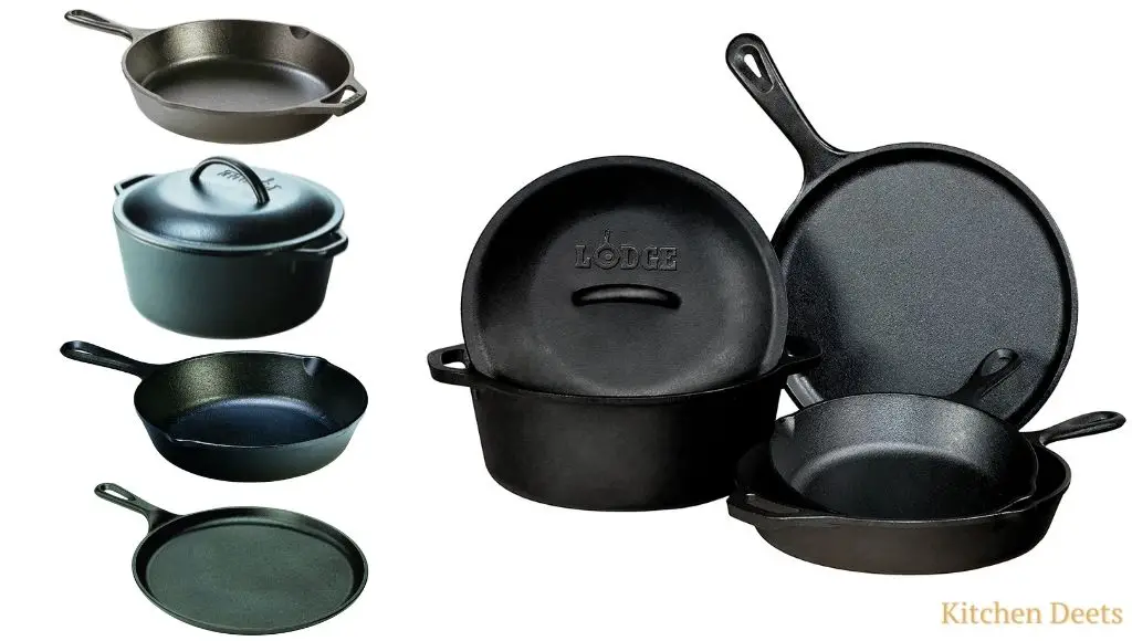 Lodge Cast Iron 5 Piece Cookware Set