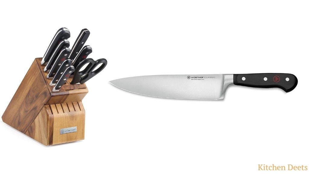 Wusthof Classic 8 Inch Chef Knife with 9 Piece Block Set