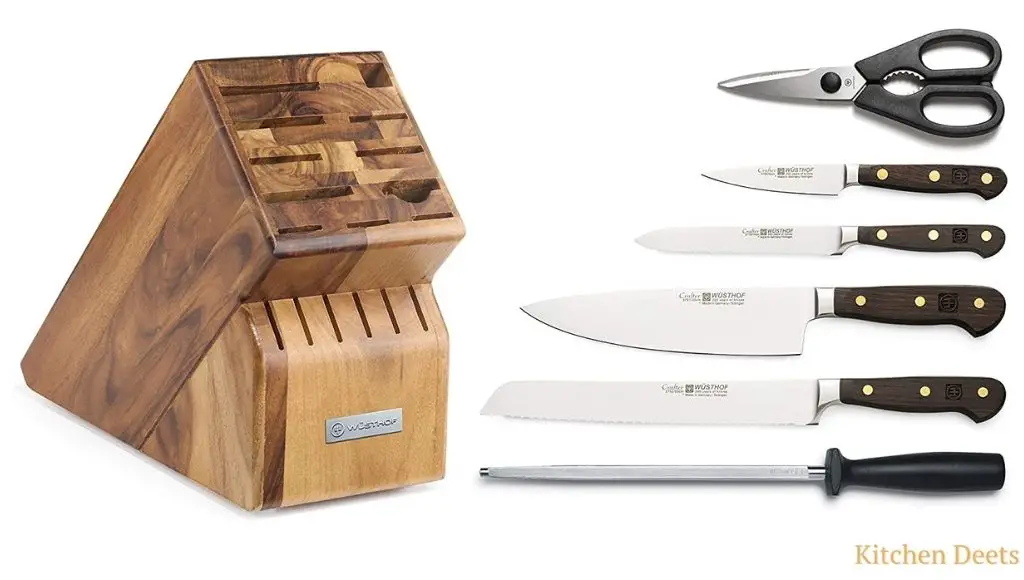 Wusthof Crafter 8 Inch with 7 Piece Knife Block Set