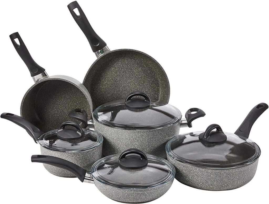 Ballarini Parma 10 Piece Forged Aluminium Nonstick Cookware