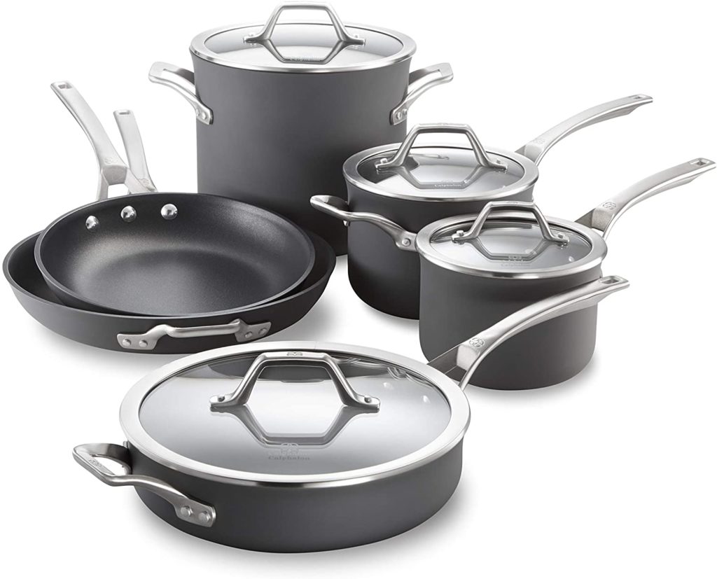 Calphalon Signature Hard Anodized Nonstick pots and pans