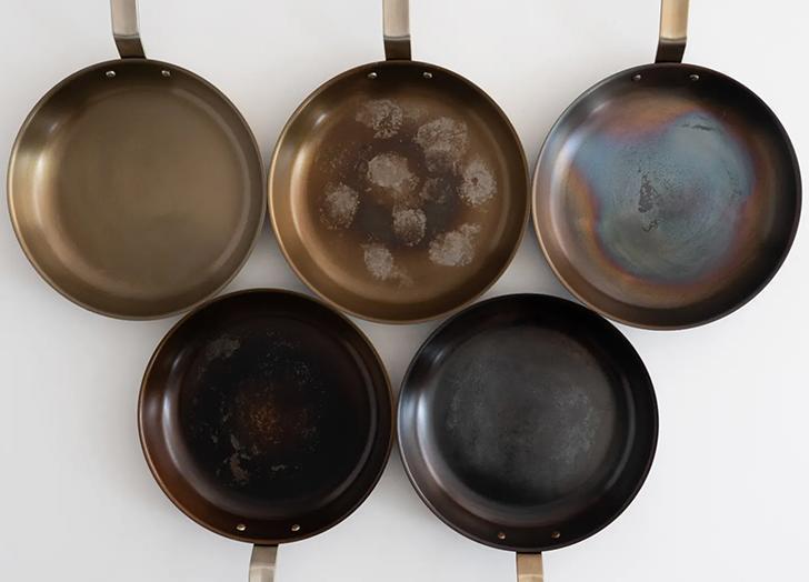 Carbon Steel Frying Pan In Different Shapes