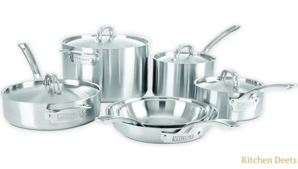 Viking Professional 5-ply 10 Piece Stainless Steel Cookware