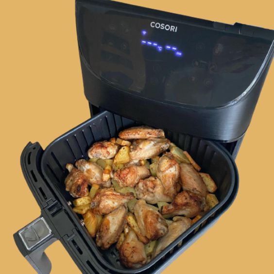 We Cooked Chicken Thighs and potatoes in Cosori Air Fryer