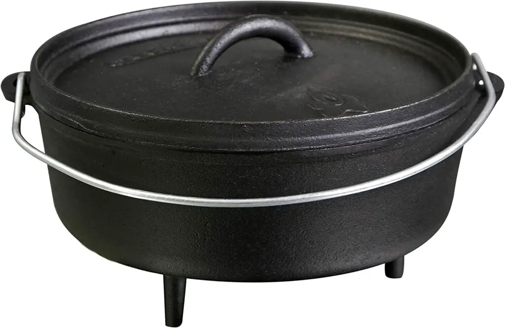 Camp chef classic dutch oven for camping 10 inch