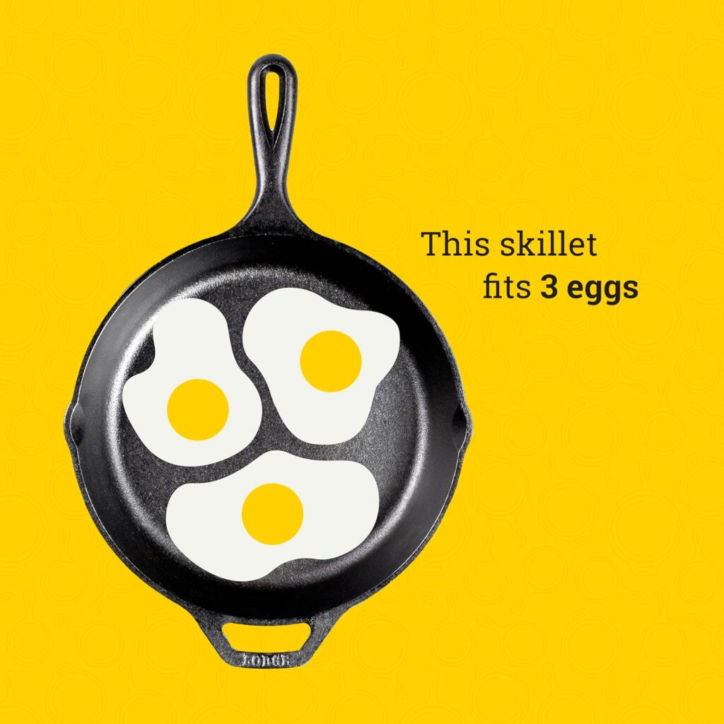 lodge skillet for frying egg