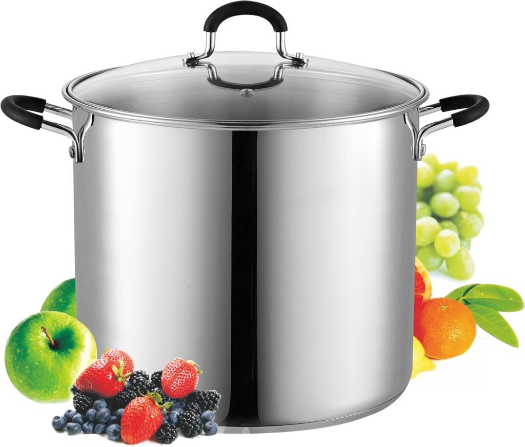 Cook N Home Stainless Steel Stockpot / large Boiling pot
