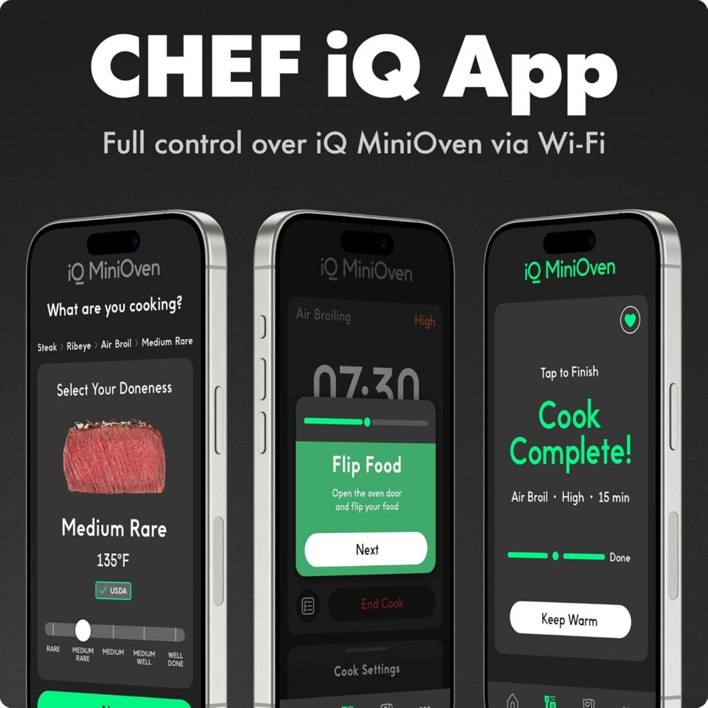 CHEF iQ MiniOven app