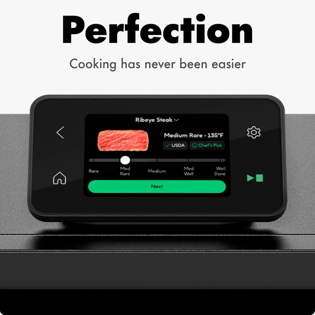 CHEF iQ MiniOven smart screen
