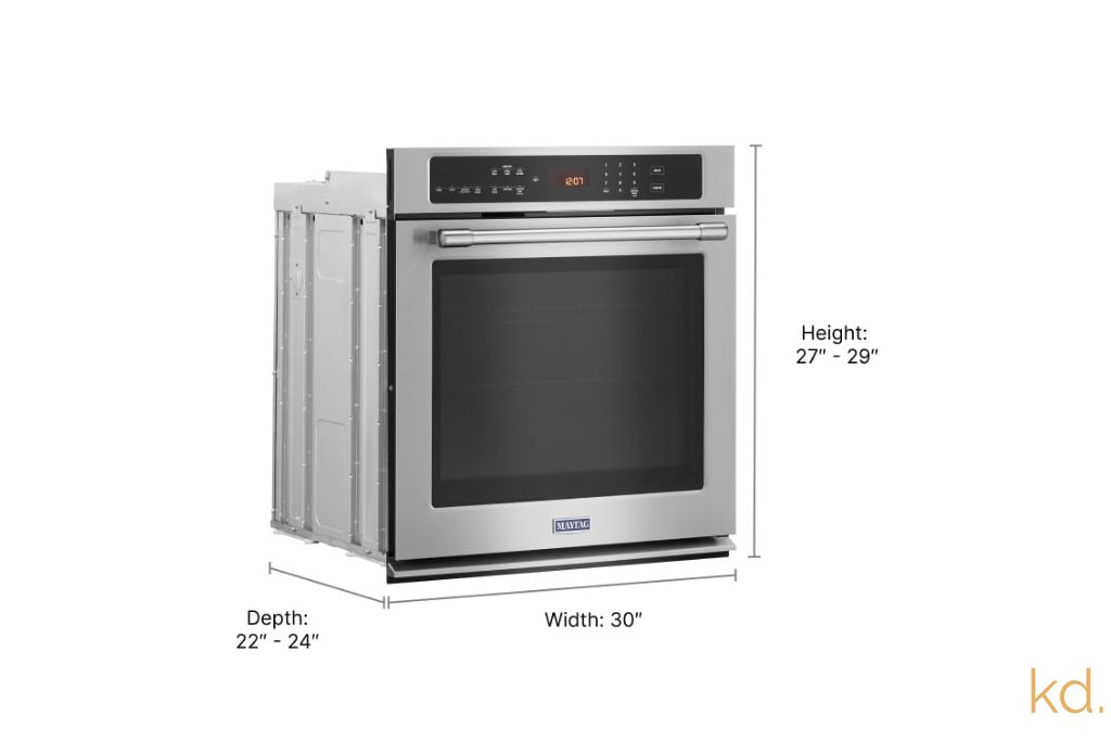 Standard oven size