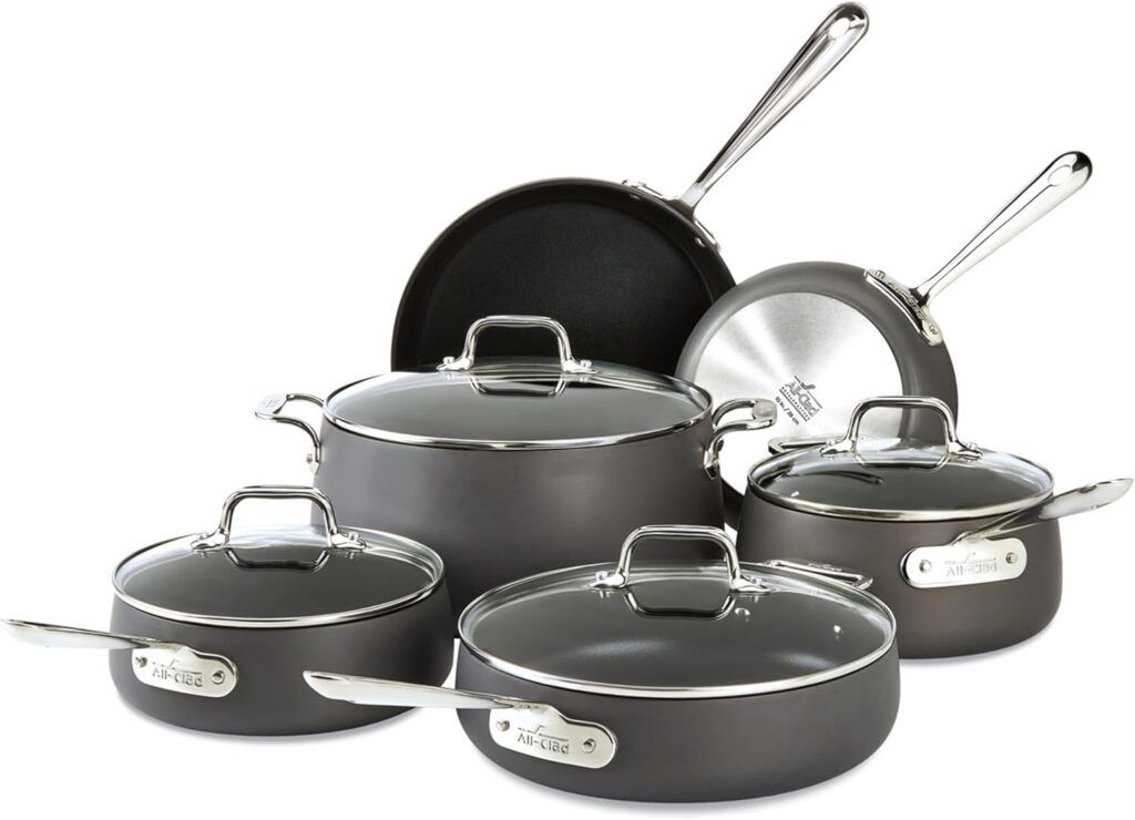 All clad h1 non stick cookware reviews set