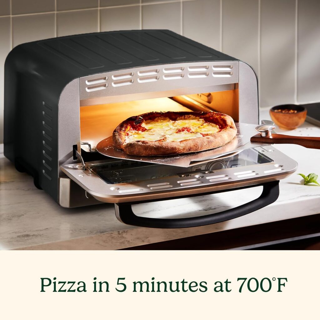 Cuisinart indoor pizza oven inside view