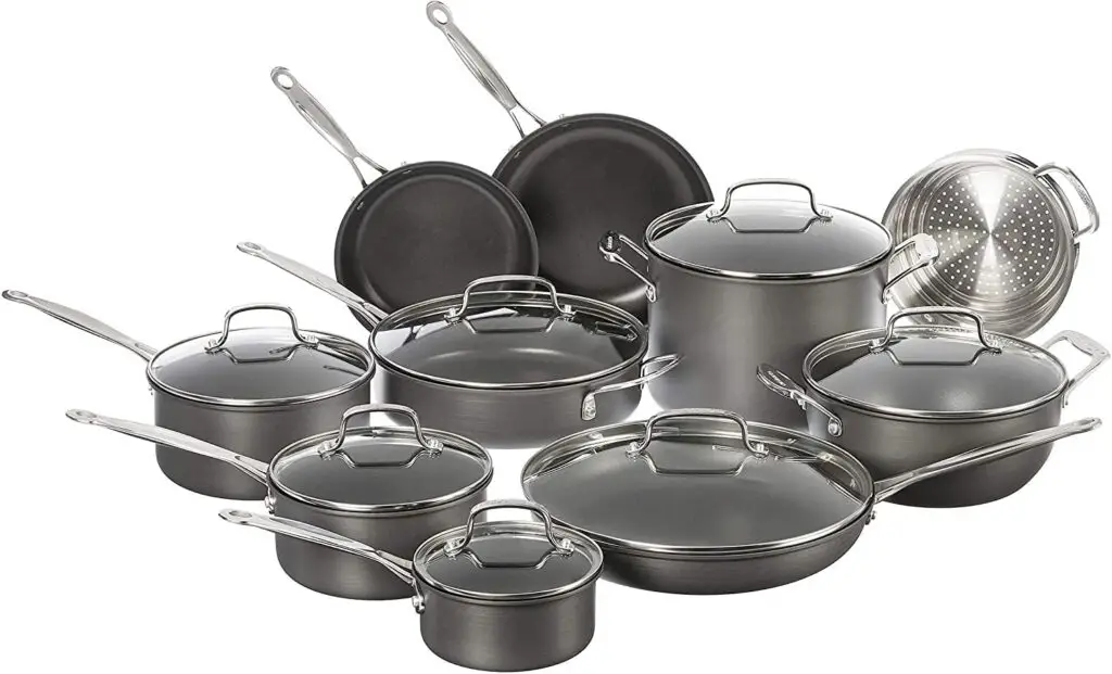 cuisinart non stick cookware set